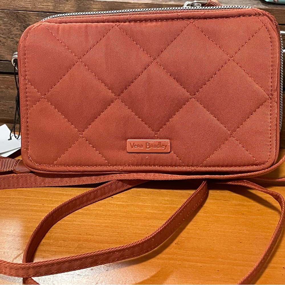 Vera Bradley RFID All in One across Body Bag NWT